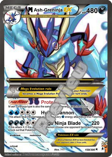 mega ash greninja|ash greninja mega evolution card.